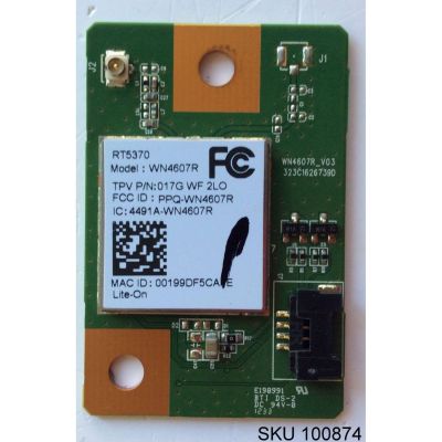 MODULOS DE WIFI VIZIO WN4607R / 323C1626739D / WN4607R_V03 / 017GWF2LO / MODELO E500I-A1 LTYXNTAP / M3D550KDE / E420I-A1 LTYWNRDN